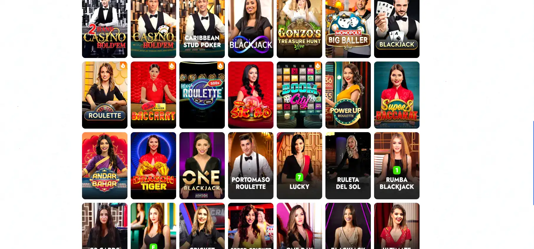 Интерфейс казино Титан с игровыми автоматами